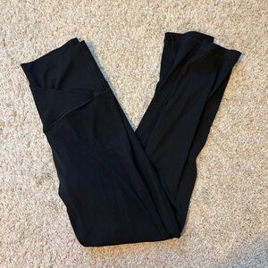 Aerie Real Me 7/8 Crossover Leggings Black Medium